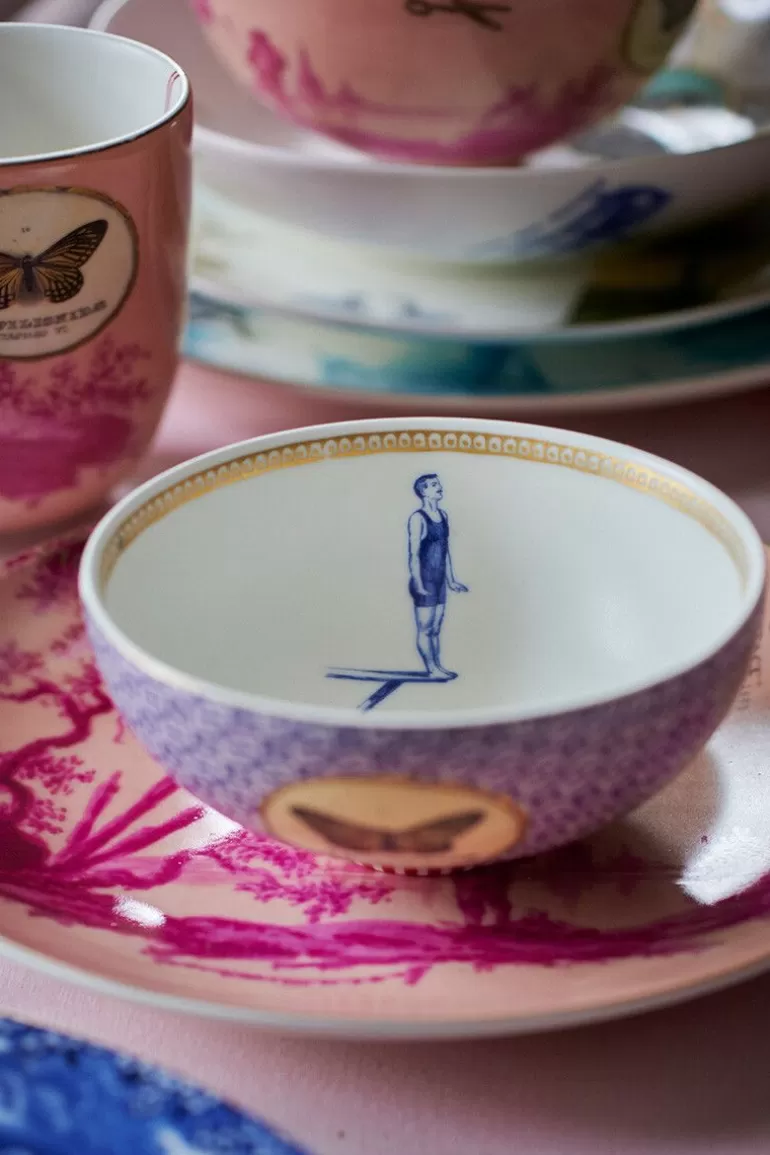 Gebaksborden-Pip Studio Heritage Gebaksbord Geverfd Roze 18 Cm