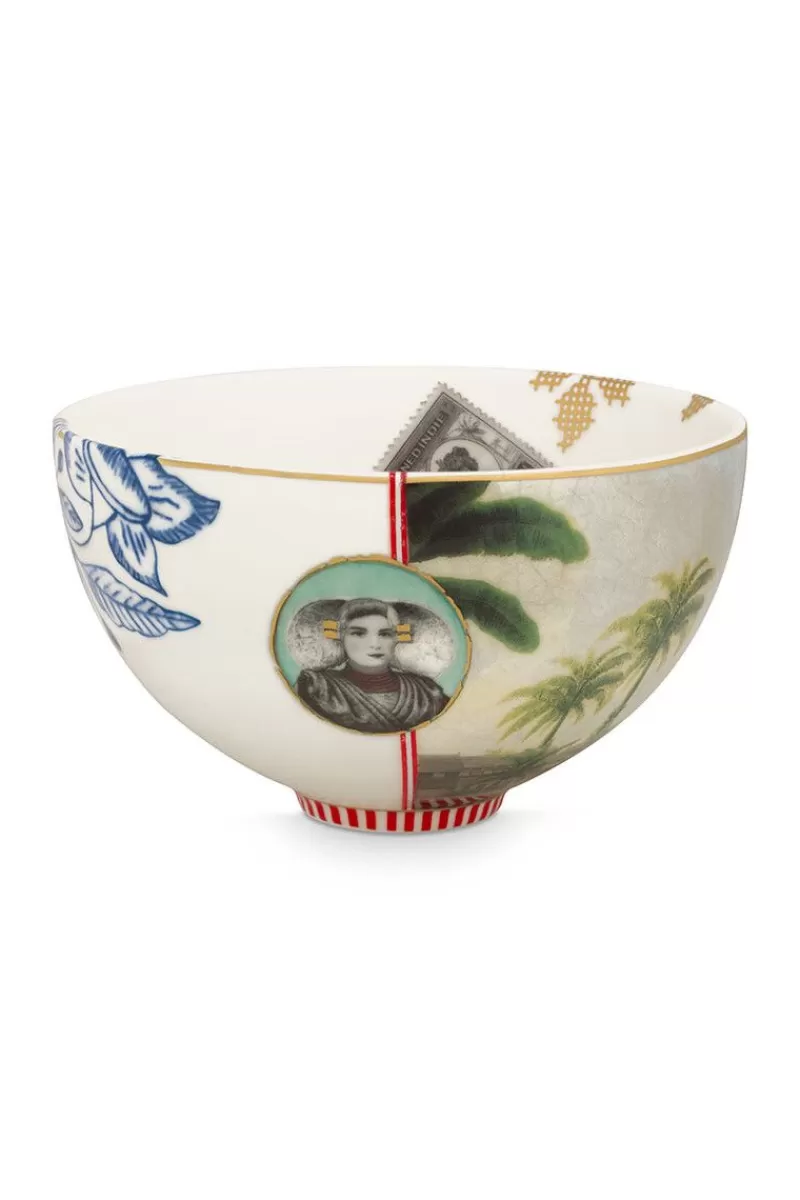 Shop Pip Studio Heritage Kom Palm Wit 15 Cm