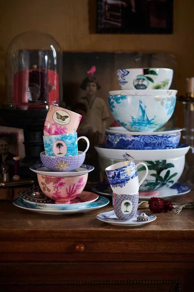 Koffiemokken-Pip Studio Heritage Mok Klein Grens Blauw