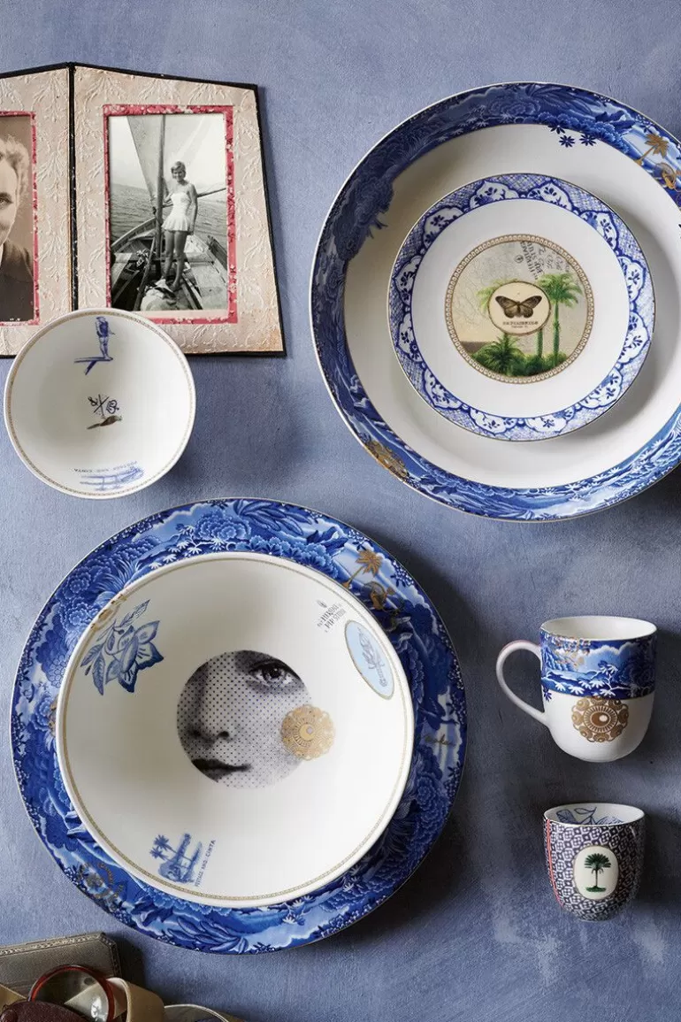 Koffiemokken-Pip Studio Heritage Mok Klein Grens Blauw